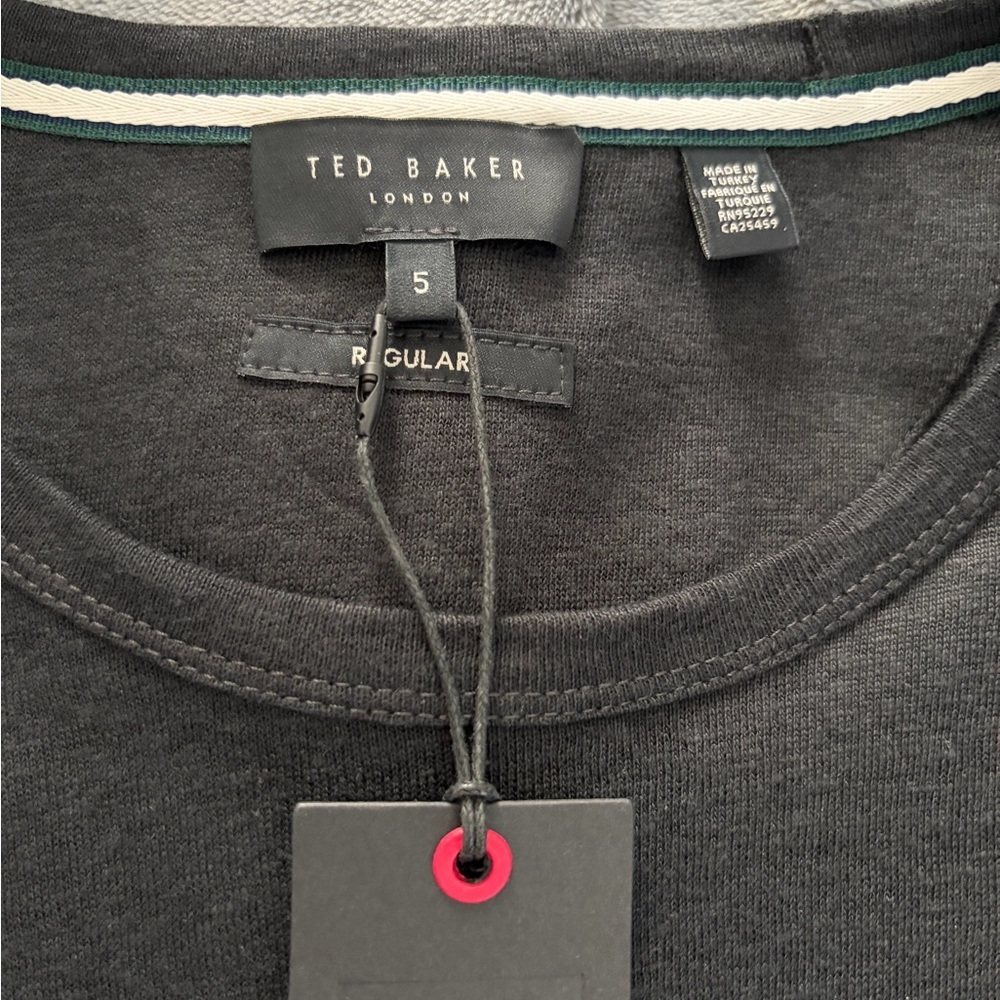 Ted Baker Black Men's Short Sleeve Tee - NWT - Picture 2 of 3